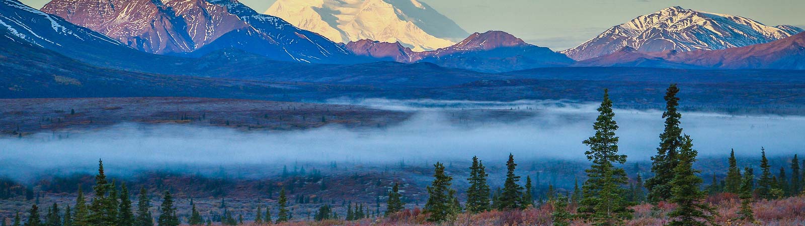 A view of Mount McKinley that can be seen on an Alaska vacation